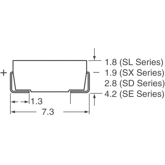EEF-SX0D391ER Panasonic Electronic Components  Condensadores de aluminio y polímero